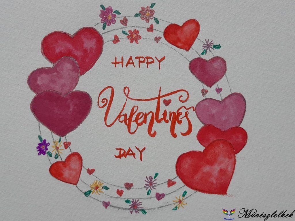 Valentin-napi képeslap