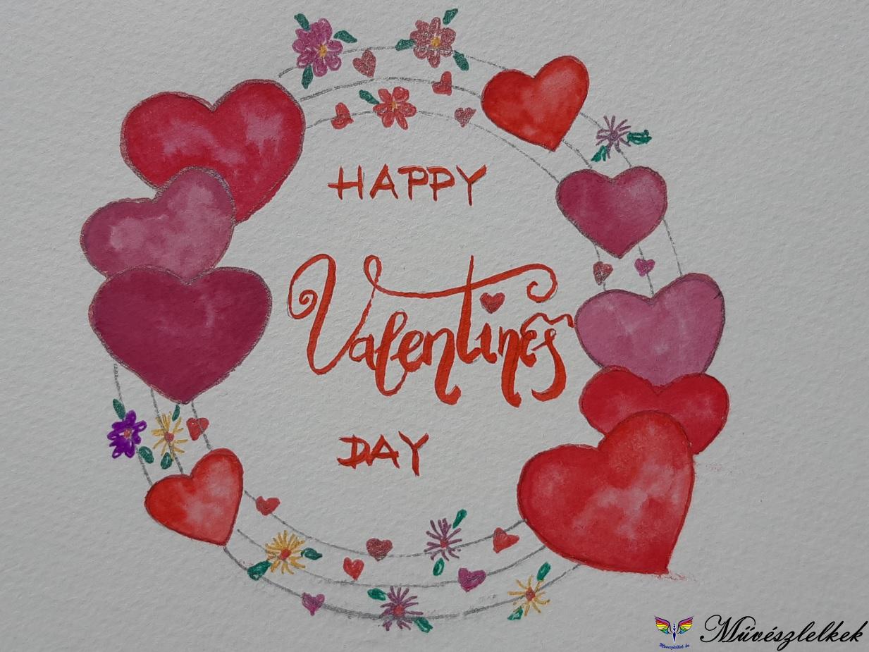 Valentin-napi képeslap