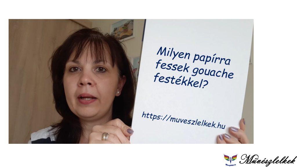 Milyen papírra fessek goache festékkel