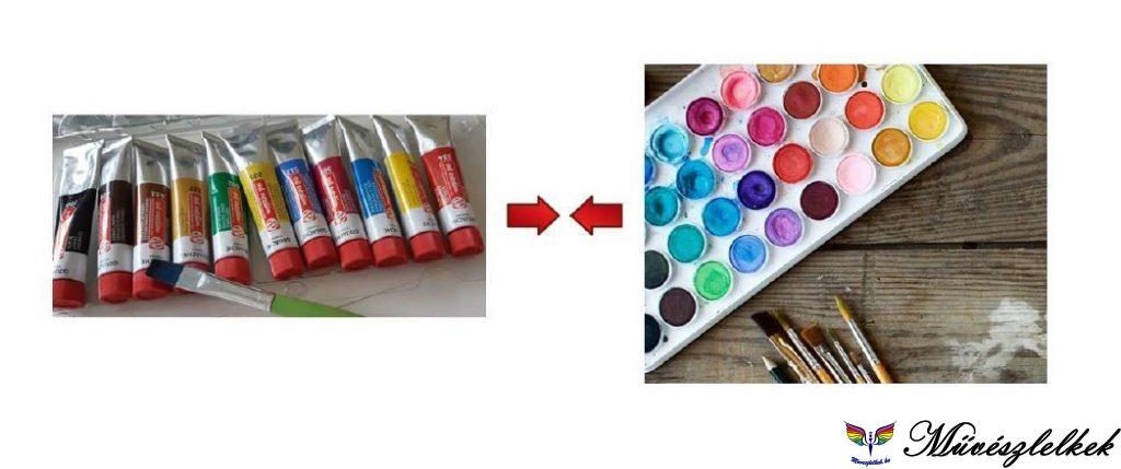 akvarell és gouache