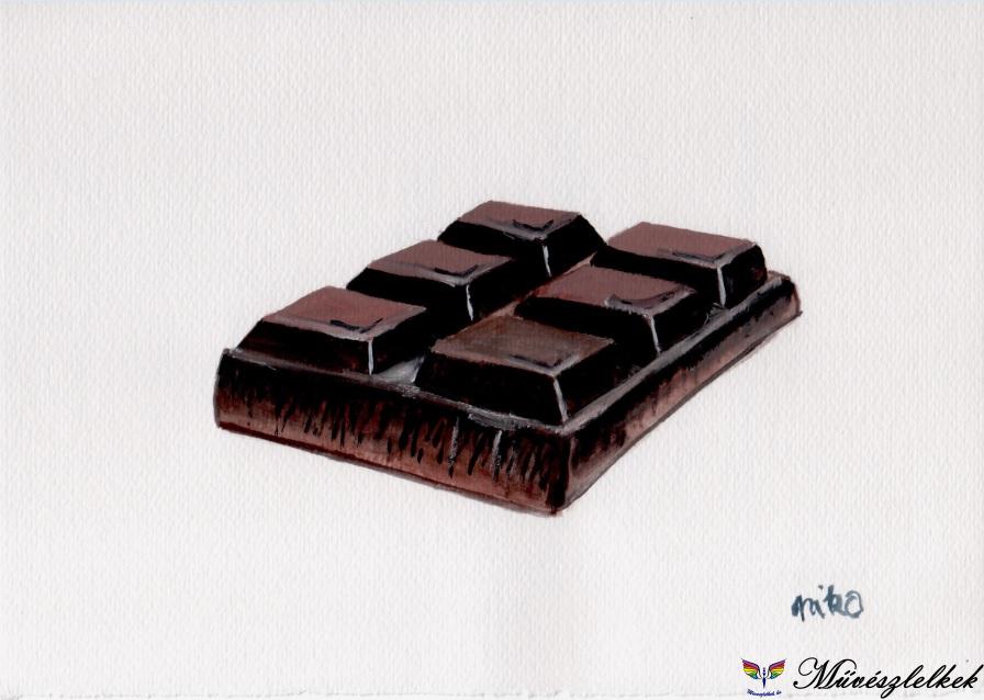 tábla csoki gouache festő tanfolyam