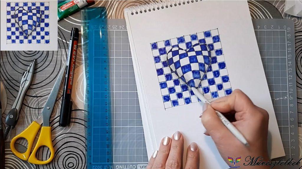 op-art kép készítése online tanfolyam