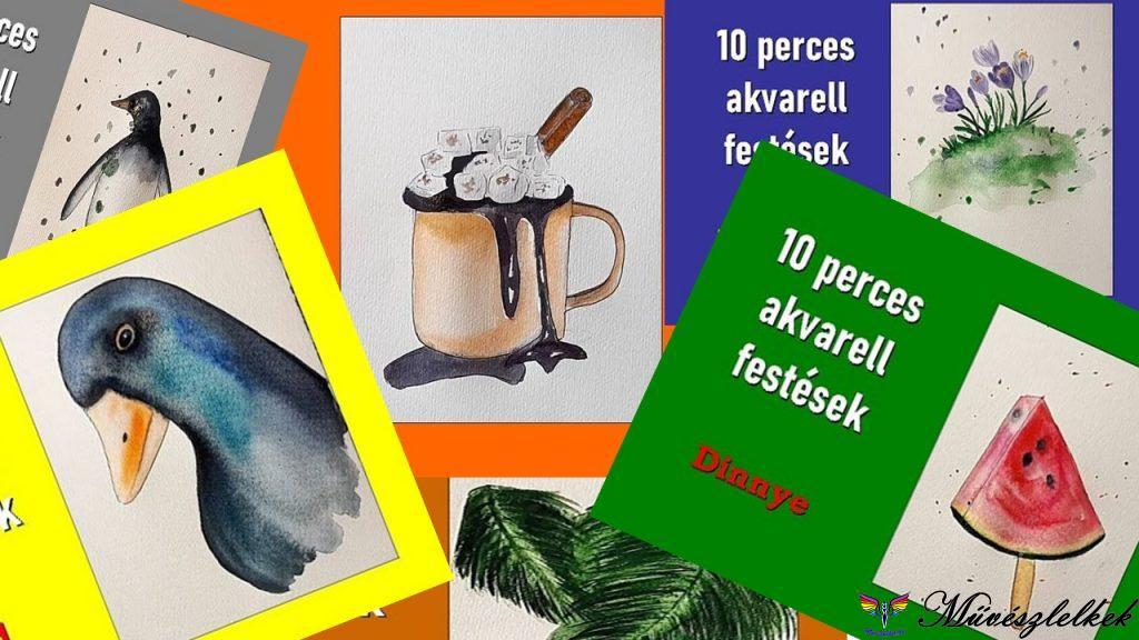 ingyenes online 10 perces akvarellfestő videók