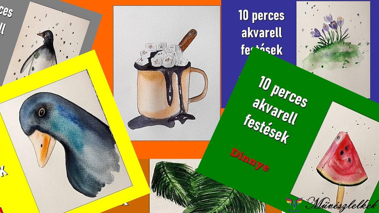 ingyenes online 10 perces akvarellfestő videók