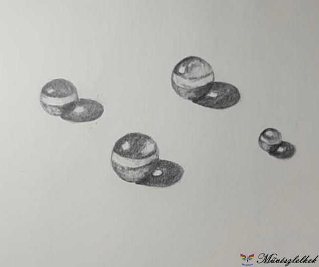 Üveggolyók grafitrajz online tanfolyam