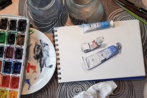 online akvarellfestő tanfolyam