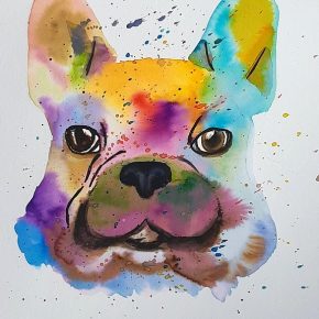 bulldog - élményfestés gyerekeknek Veresegyház