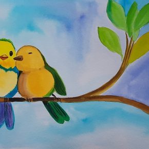 madarak - élményfestés gyerekeknek Veresegyház