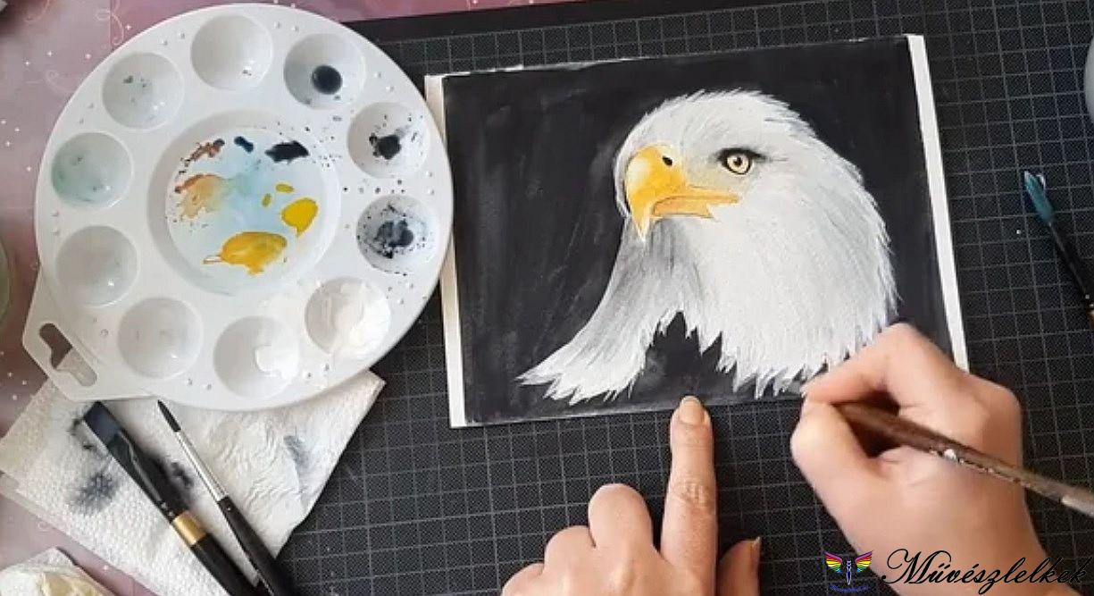 rétisas gouache festékkel online gouache festő tanfolyami anyag