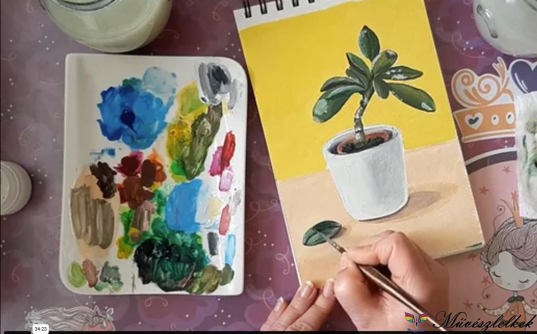 hogyan fess lazábban akvarell, gouache képeket