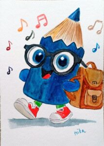 ceruza akvarell online workshop