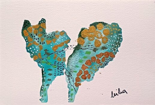 absztrakt akvarell online workshop