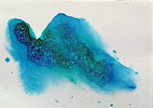 absztrakt akvarell online workshop