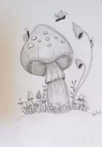 Őszi zentangle gombák online workshop videós anyaga